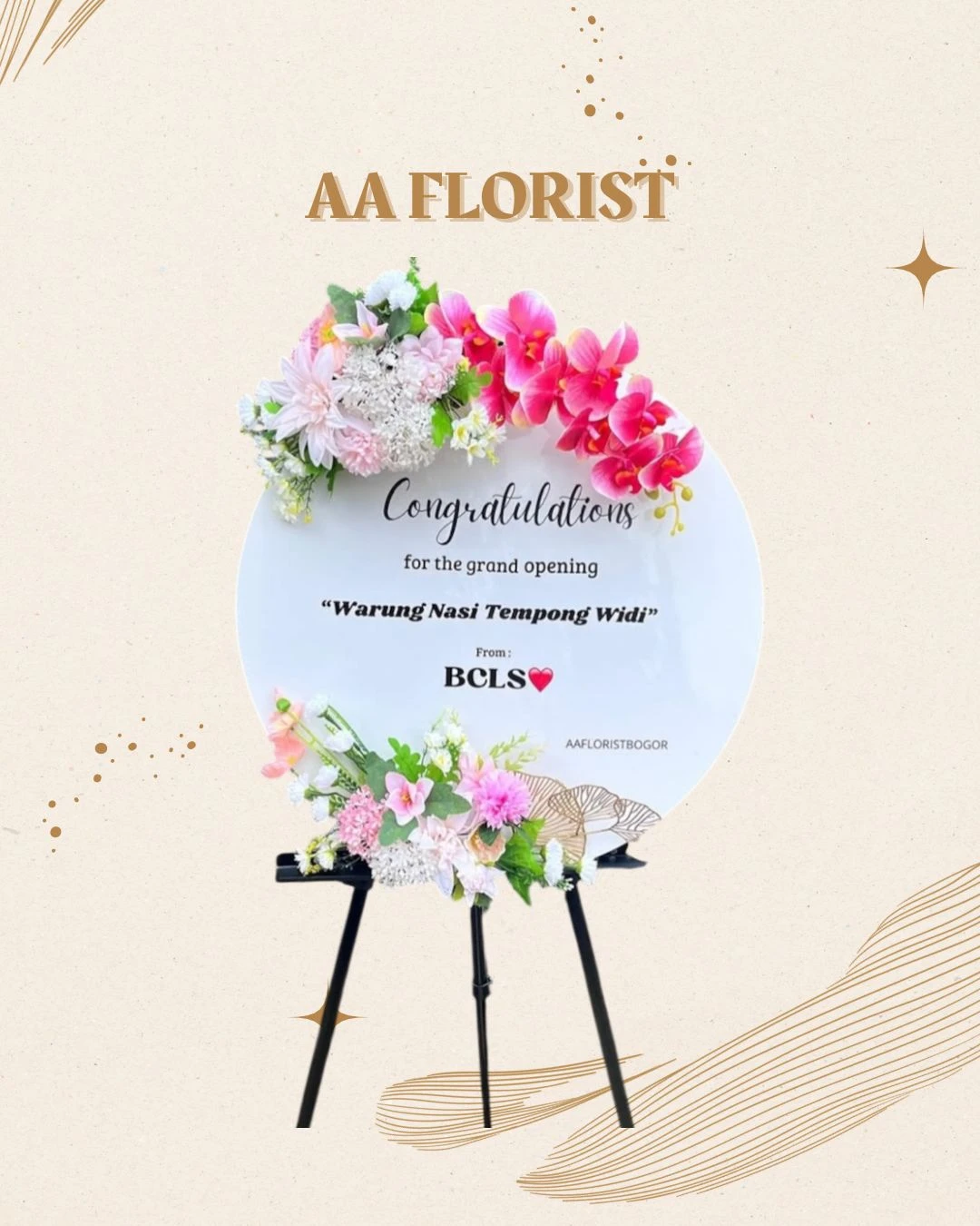 Standing Acrylic Artificial 1