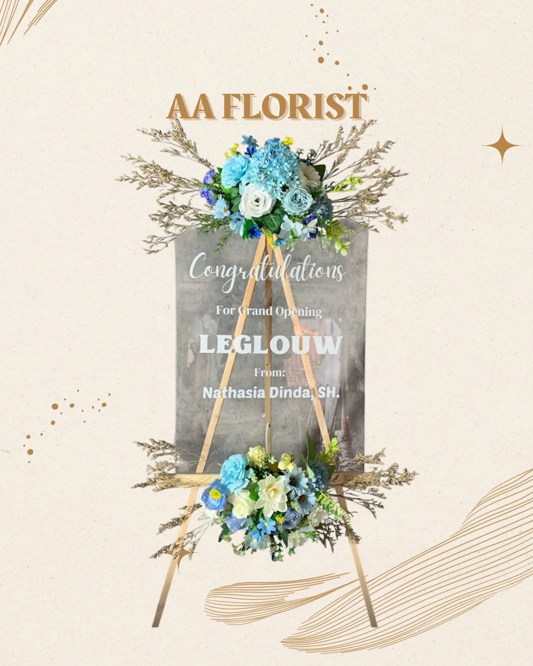 Standing Acrylic Artificial 5