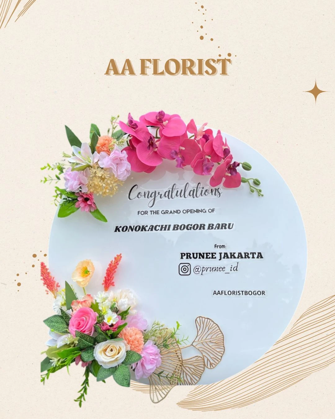 Standing Acrylic Artificial 6