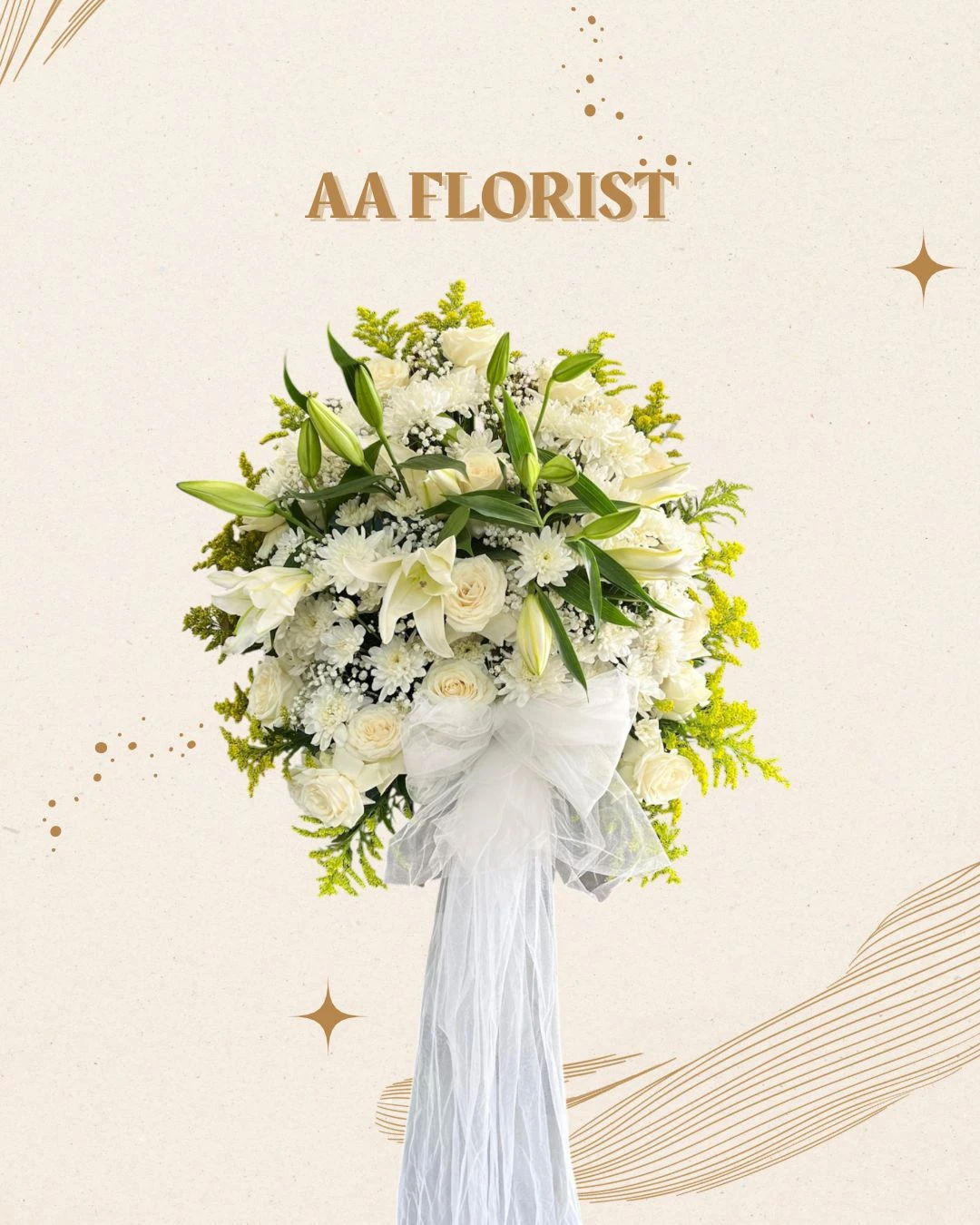 Standing Fresh Flower 4