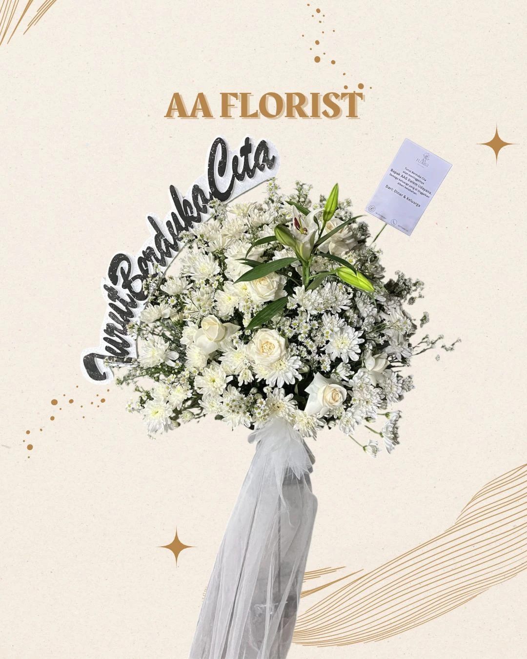 Standing Fresh Flower 5