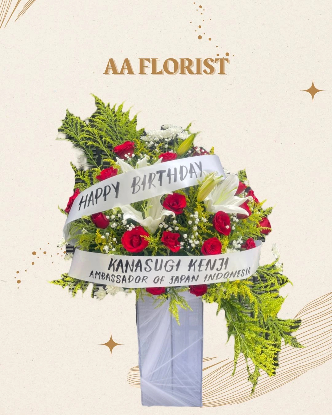 Standing Fresh Flower 14