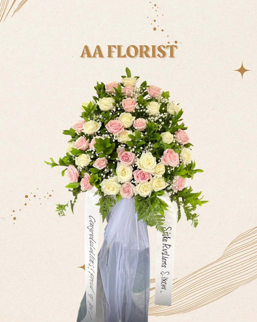 Standing Fresh Flower 20