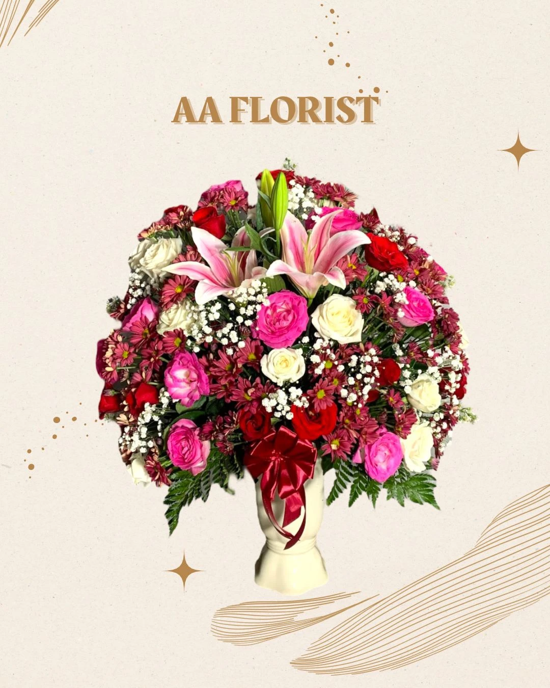 Rangkaian Vase Fresh Flower 17