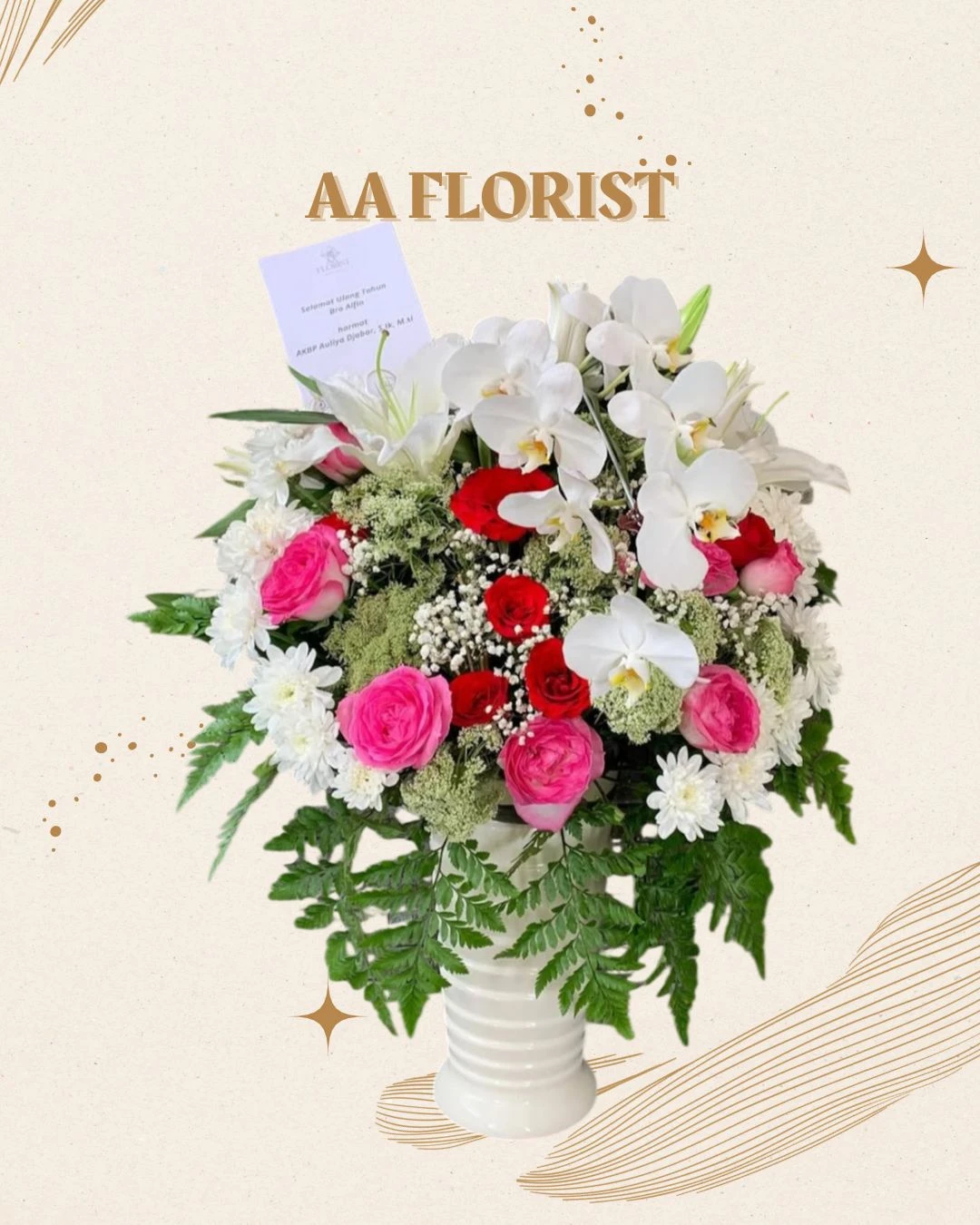 Rangkaian Vase Fresh Flower 20