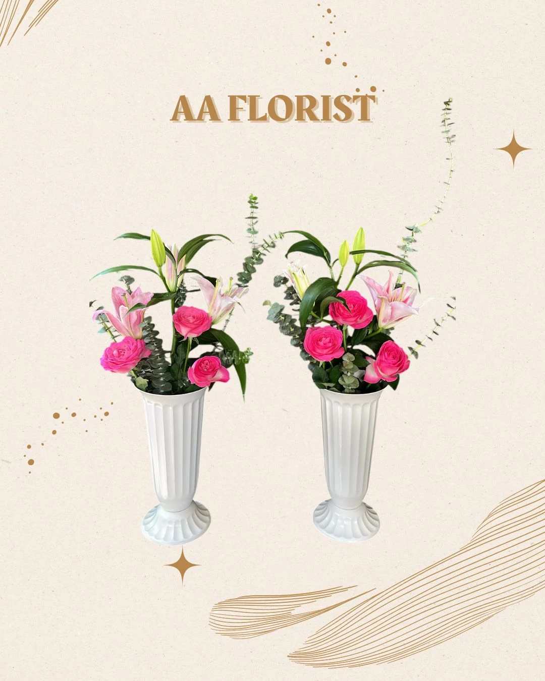 Rangkaian Vase Fresh Flower 25