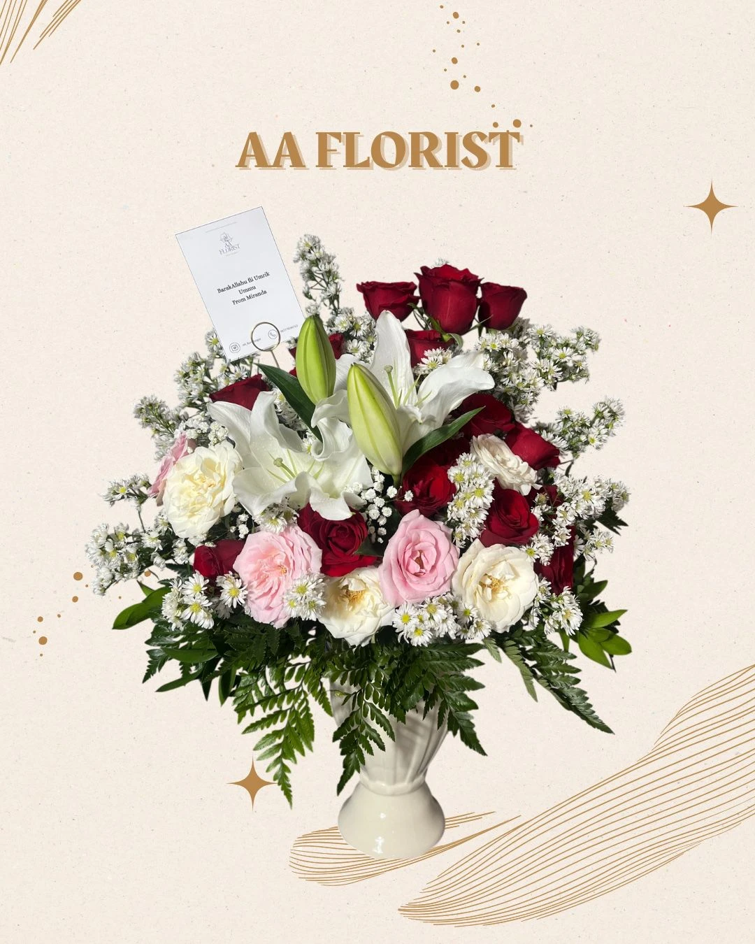 Rangkaian Vase Fresh Flower 32