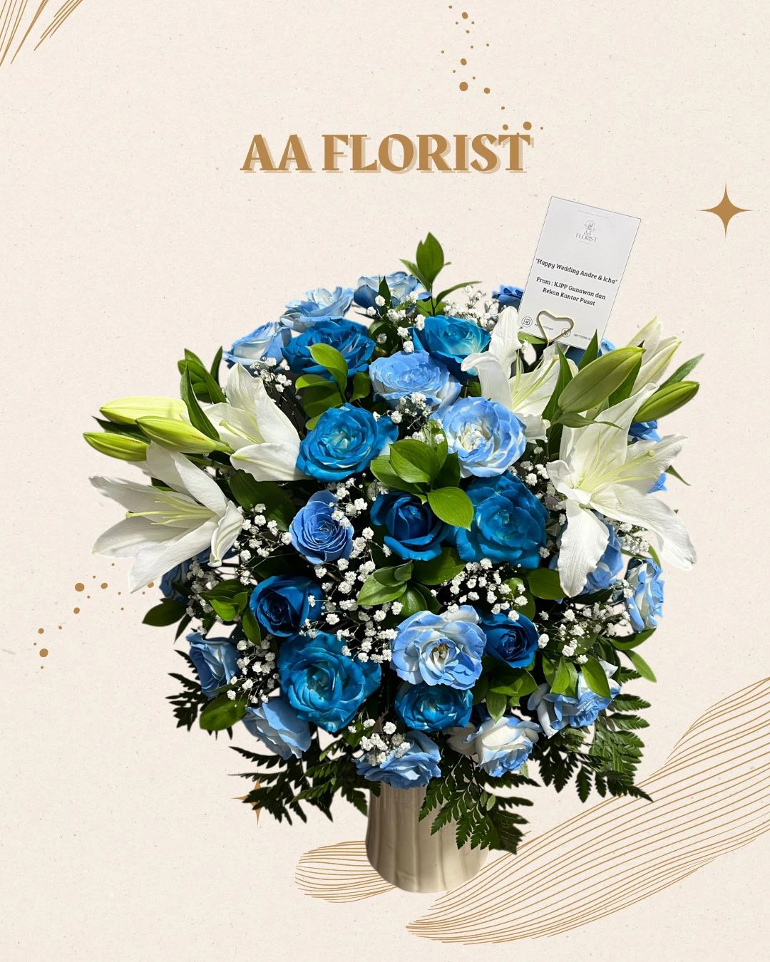 Rangkaian Vase Fresh Flower 35