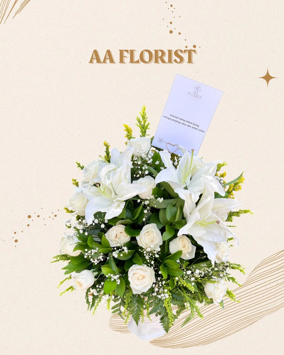 Rangkaian Vase Fresh Flower 38