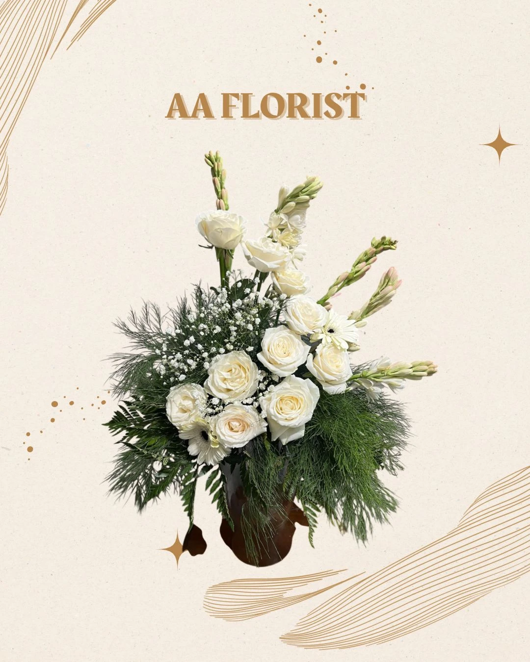 Rangkaian Vase Fresh Flower 40