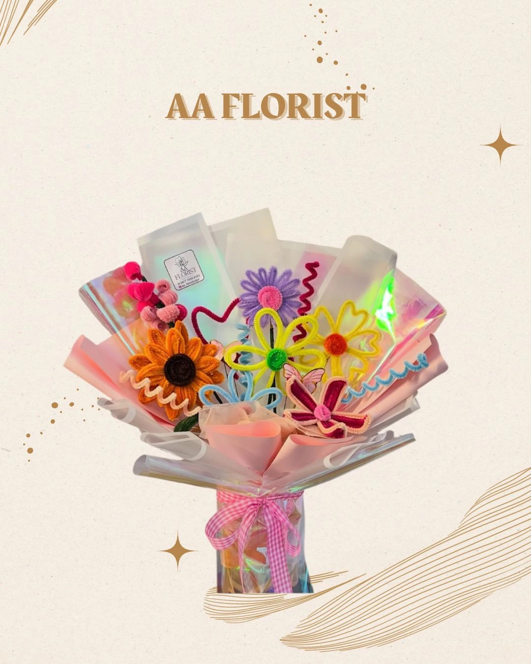 Bouquet Bunga Pipe / Kawat Bulu 5