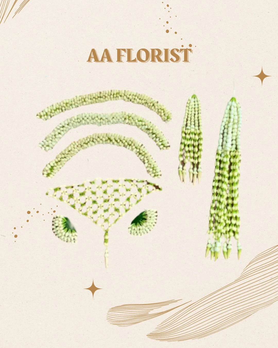 Ronce Melati Satu Set Adat Batak