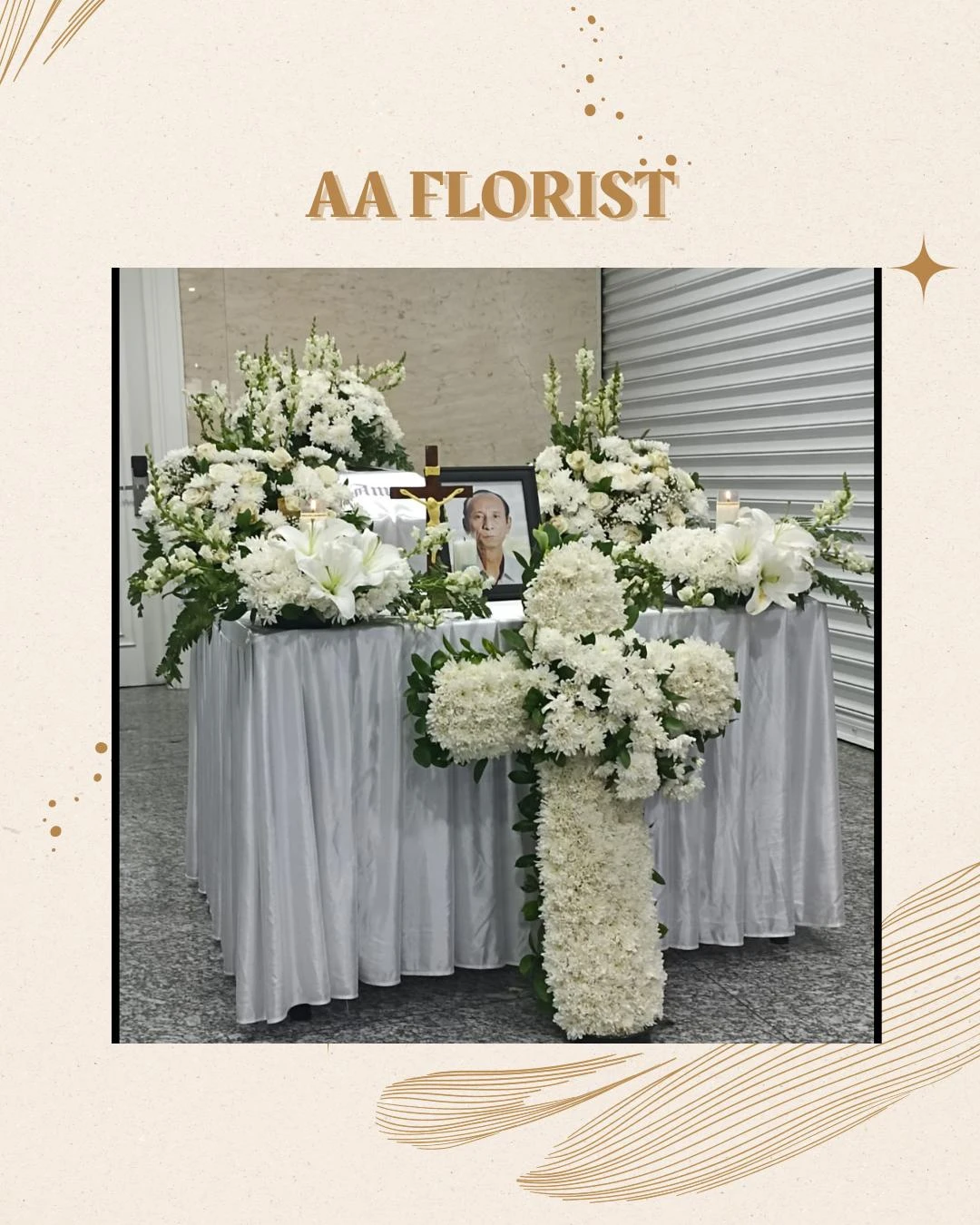 Paket Dekor Rumah Duka Simpel