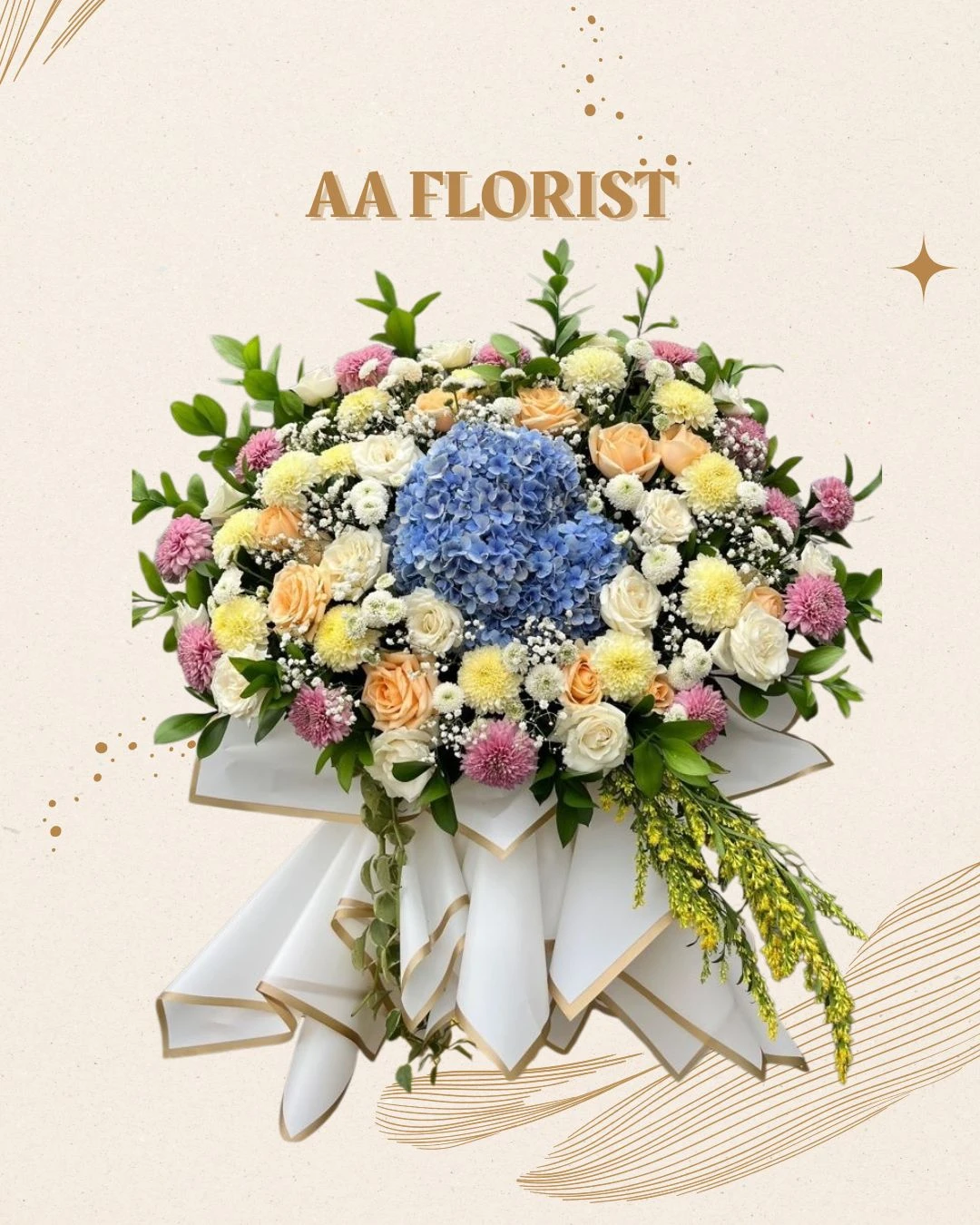 Standing Fresh Flower 34