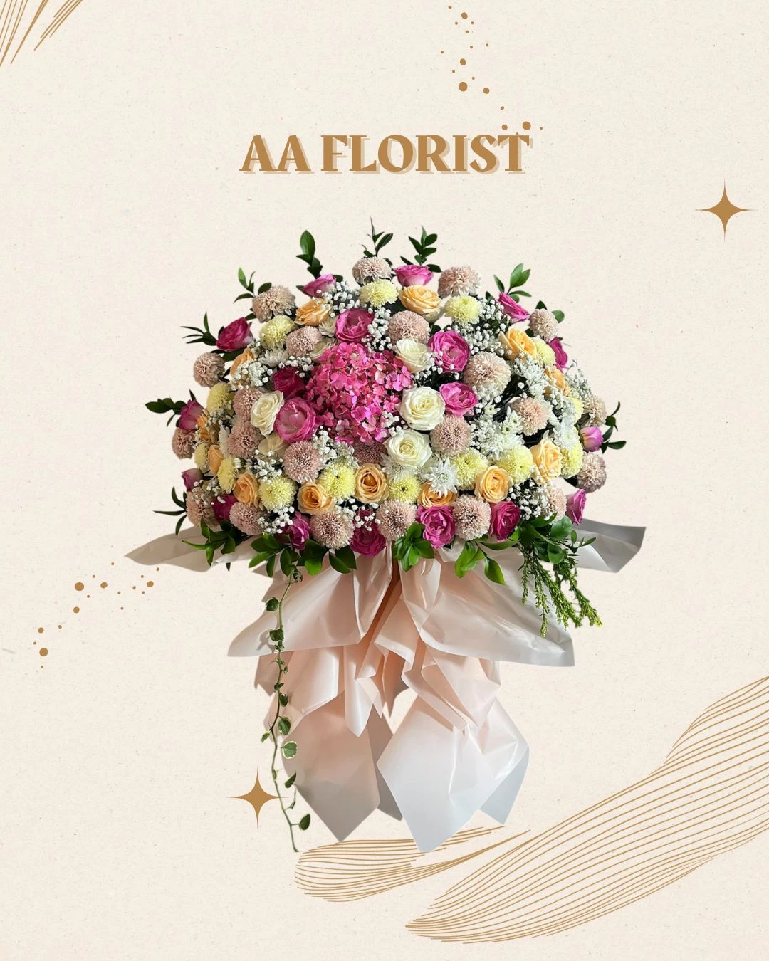 Standing Fresh Flower 40