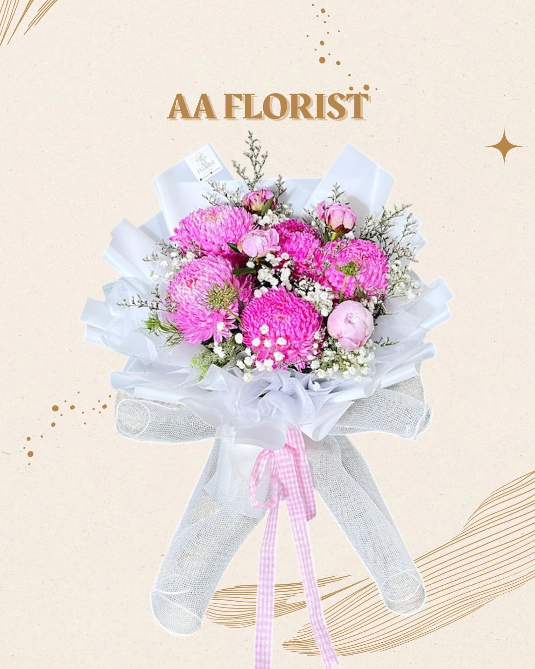 Bouquet Peony Import