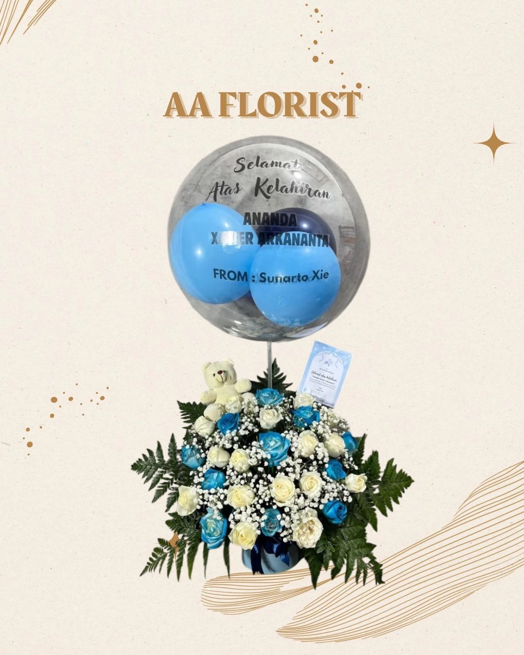 Bloom Baloon Fresh Flower 1