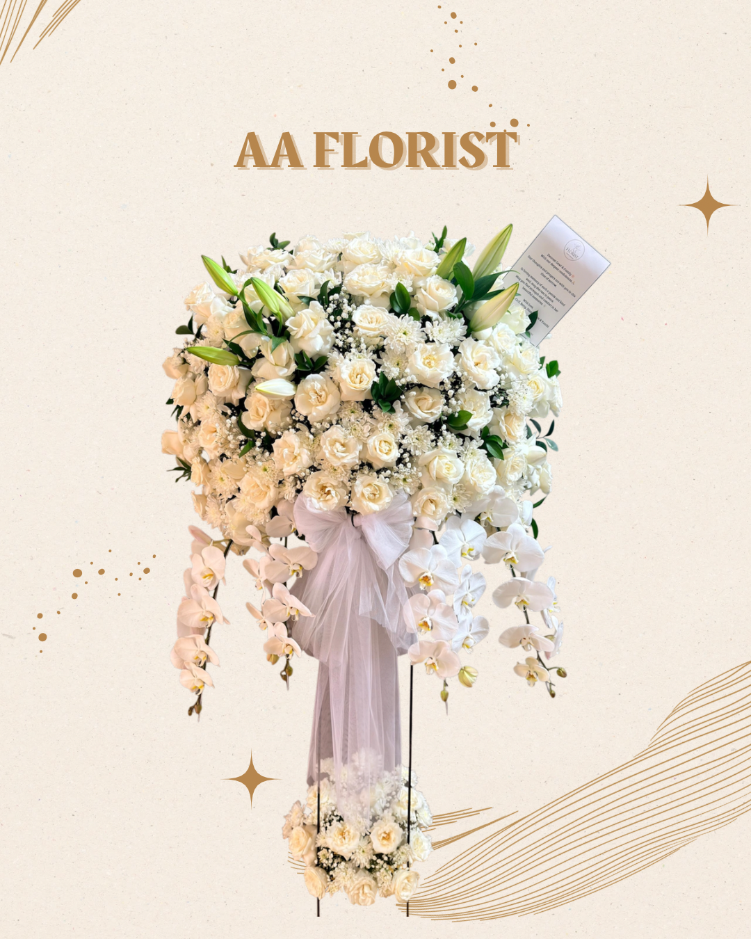 IVORY GRACE STANDING BLOOM