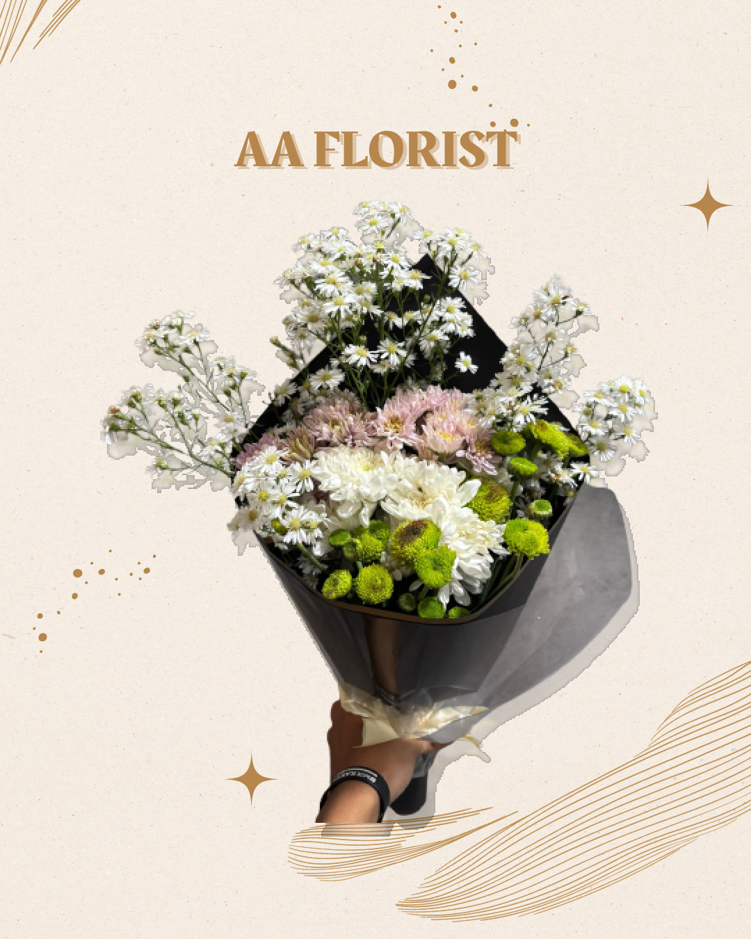 White Meadow Serenity Bouquet